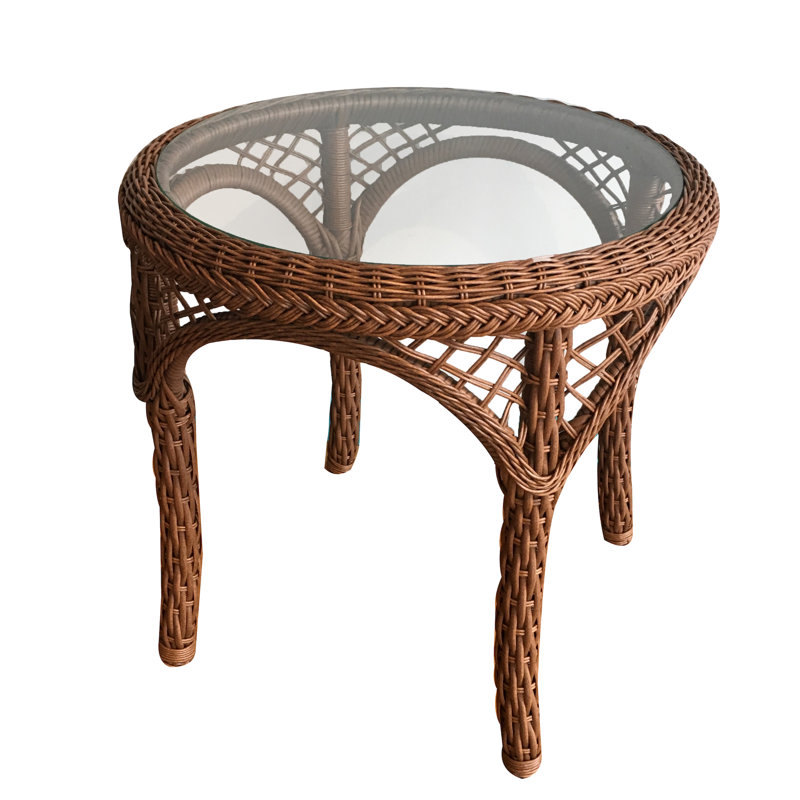 Table d’appoint Elkin, Brun