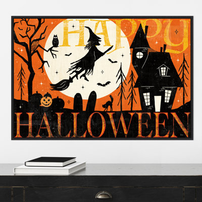 «Halloween Is Calling I» par Véronique Charron - reproduction encadrée