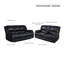 Ensemble de canapé inclinable manuel 2 places et causeuse One-205023143