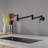 Modern retractable kitchen faucet