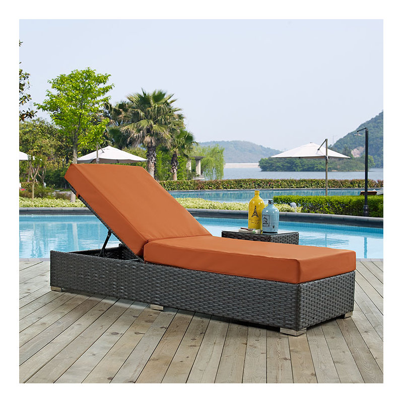 Méridienne Sunbrella Modway, Toile Sunbrella® toscan