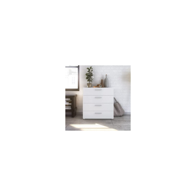  Commode 4 tiroirs Austin, Marron clair