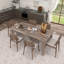 Grande table de salle à manger extensible pour la cuisine et la salle à manger-258485171