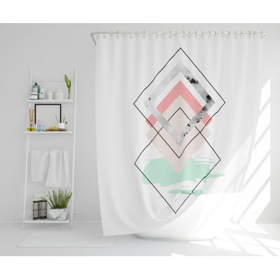 Mabel Polyester Shower Curtain