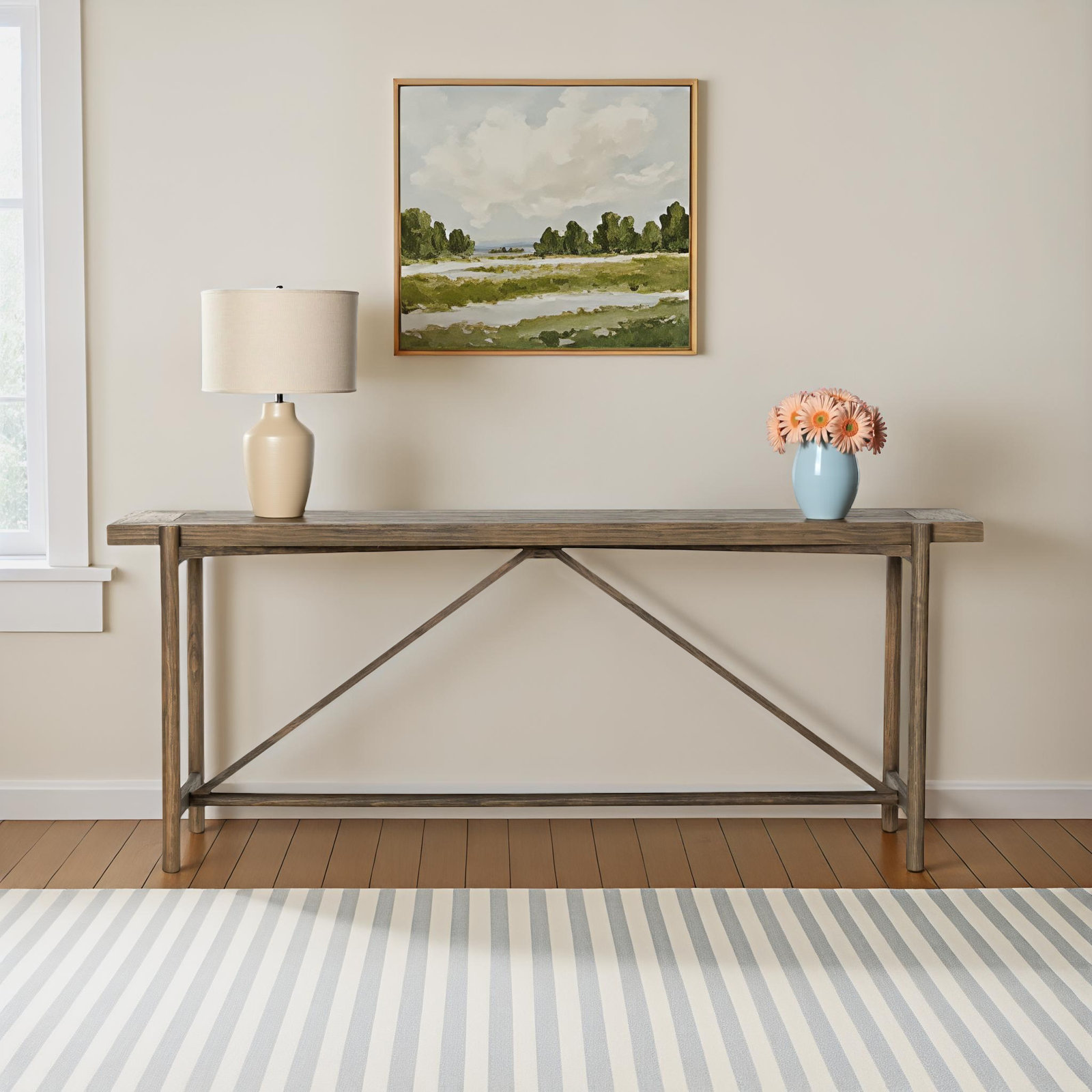 Ardan 78'' Solid Wood Console Table
