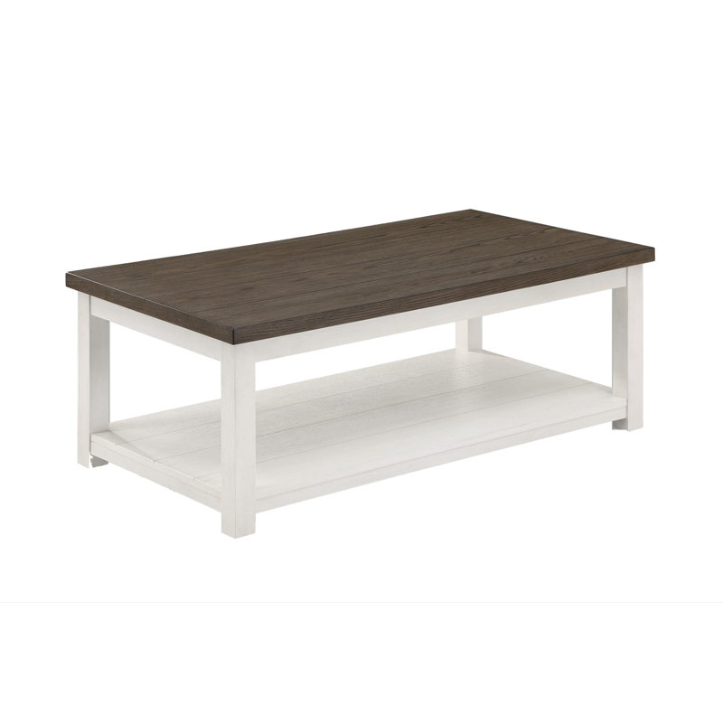 Safeera Solid Wood 4 Legs Coffee Table with Storage