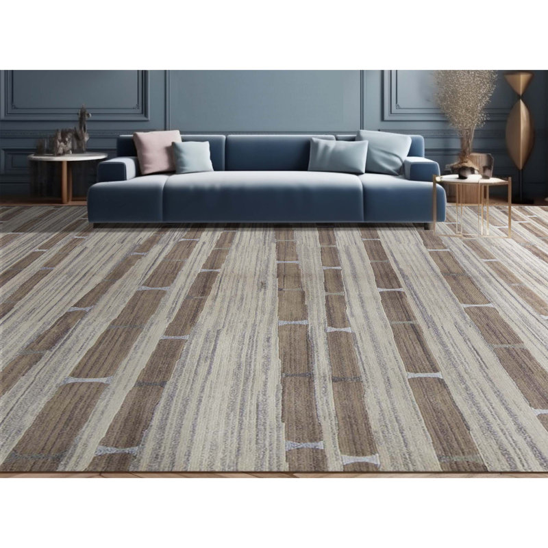 Himalayan Wool Geometric Area Rug