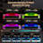 LED Coffee Table with Storage  Modern with Adjustable LED Lights Sofa Center Table Living Room-2013685658-2058230937