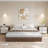 Floor Standing Bed Frame with Wooden Slat, Support, No Box Spring Needed, Noise Free & Easy Assemble, Modern Minimalist Bedroom Furniture for Apartments-2045084794-2045084789