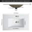 Meuble-lavabo flottant 30 po avec lavabo, armoire murale moderne en chêne clair, cuve en céramique à bord mince, portes à fermeture en douceur, rangement spacieux, installation facile