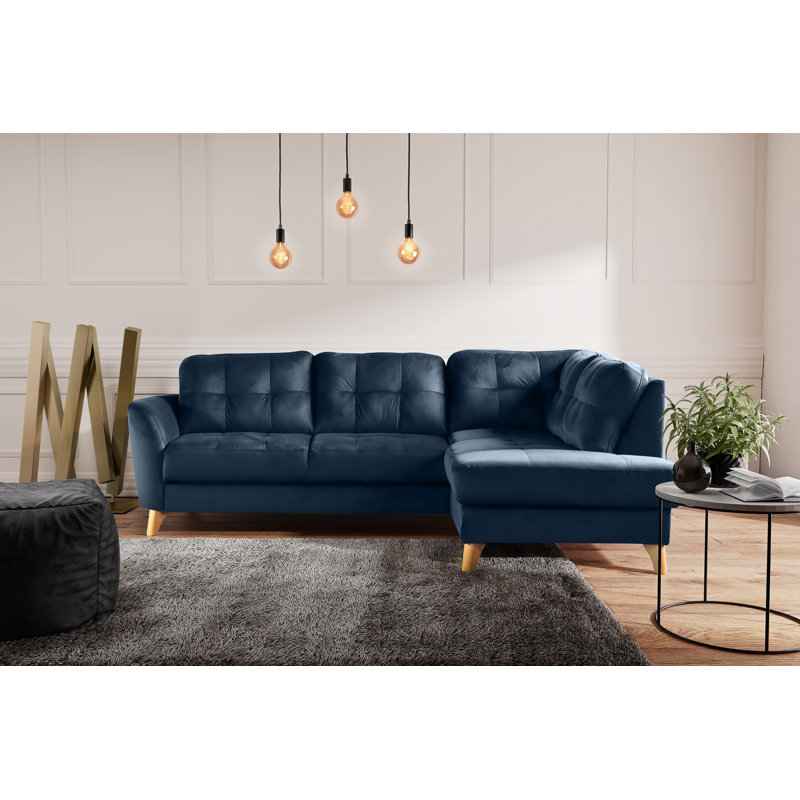 Hunnewell Sleeper Corner Sofa, Right Hand Facing, Navy