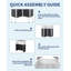 Cabine noire pliable et portative noire pour DJ, structure en fer robuste pour les fêtes et les événements-477922887