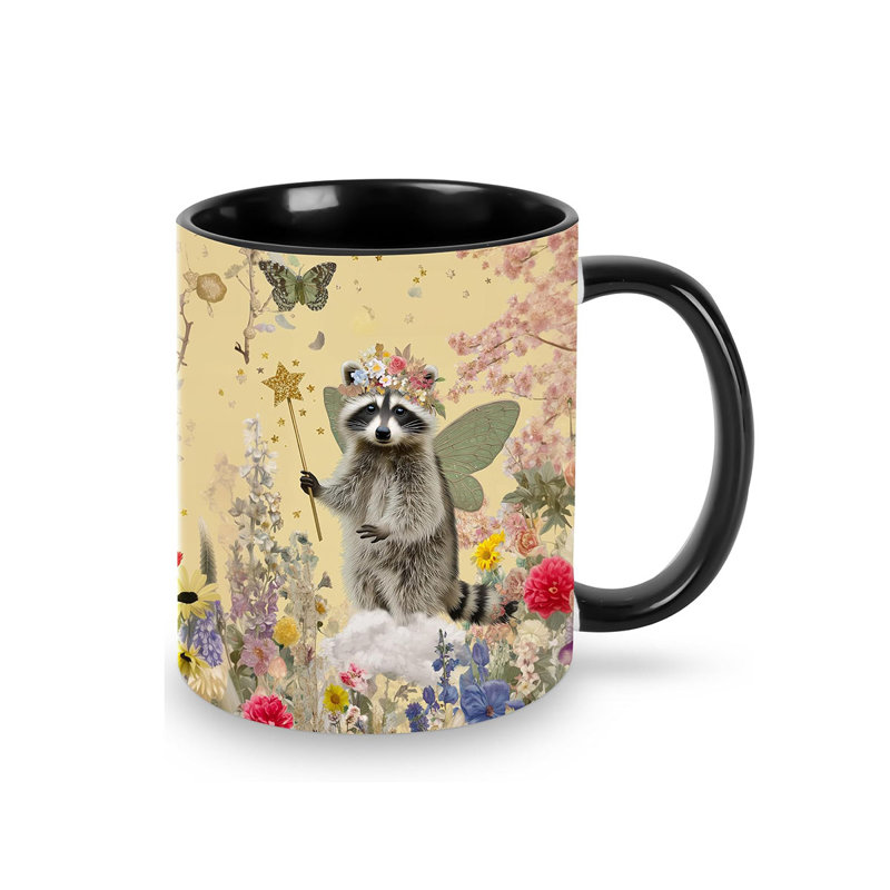 Raccoon Coffee Mug Ceramic Coffee Cup