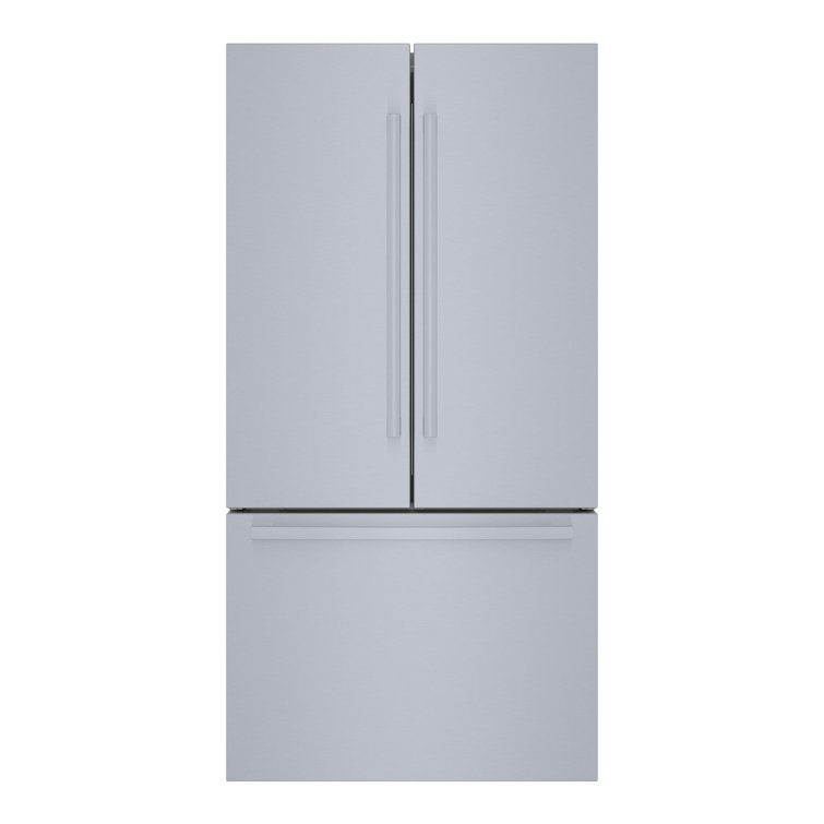 300 Series Bosch 36" Counter Depth 20.8 cu. ft. Smart ENERGY STAR French Door Refrigerator with Flex Bar