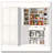 72″ Tall Curved Pantry Cabinet with Door Shelves and Hidden Drawer-696319217