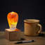 Lampe de table en bois 6,3 po