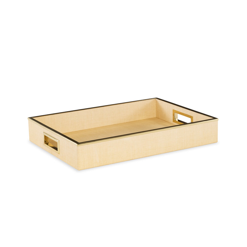 Maitland Smith Decorative Tray, 3" H x 20.2" W x 14.7" D
