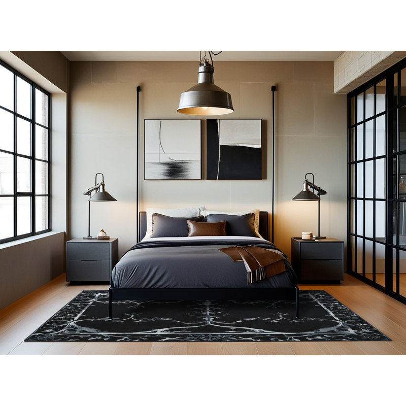 Nocturnal Serenity Rug, Round 5'