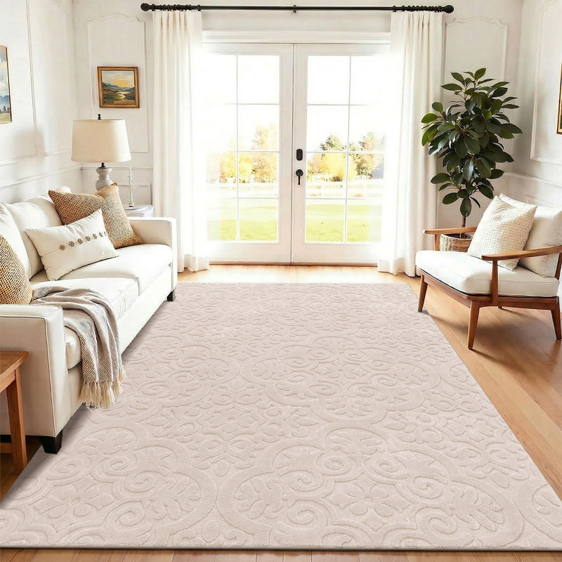 Tapis imprimé antidérapant lavable à la machine, Rectangle 10 pi x 7 pi 10 po