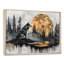 Hiver loup dans un lac de glissade en bois II - loup, art mural sur toile-1646120812-1823916908-1646120821