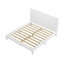 Lit plateforme en bois massif-320281488