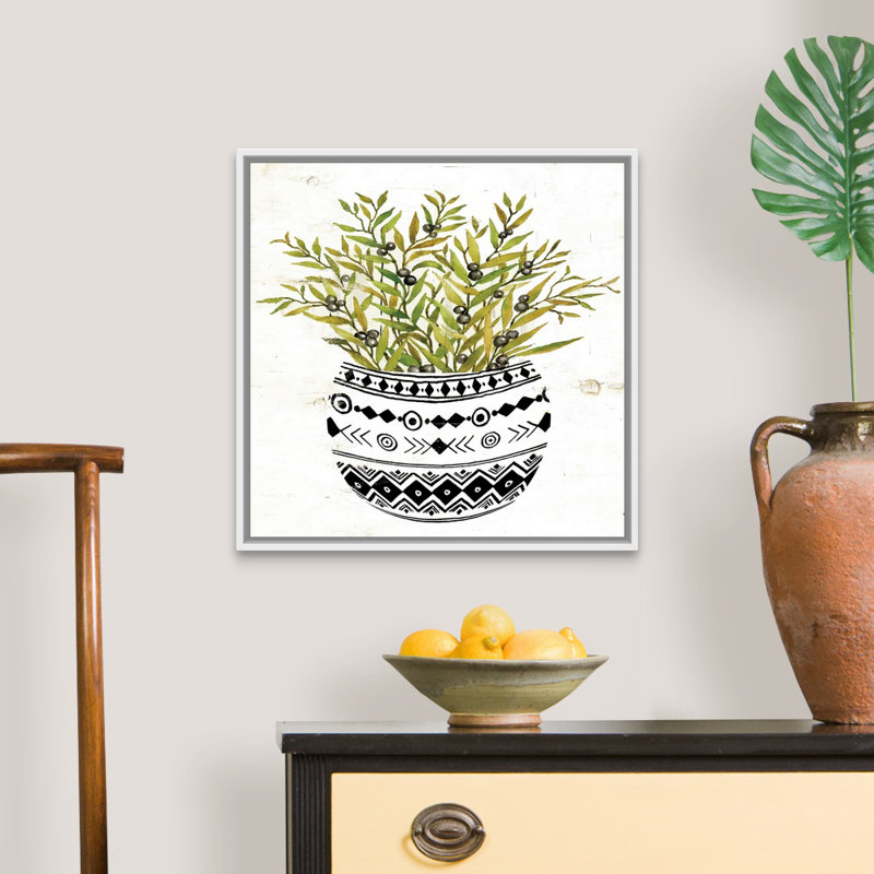 Art mural sur toile Mud, H 20 po x l 20 po x P 1,75 po, Toile avec cadre blanc