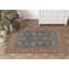 Tapis décoratif à motif floral traditionnel bleu-rouge-1475859882