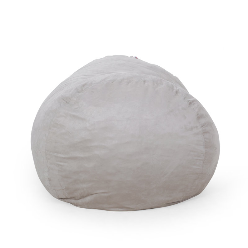 Polyester Classic Bean Bag, Light Gray