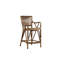 Tabouret de comptoir en rotin Blues-36576160