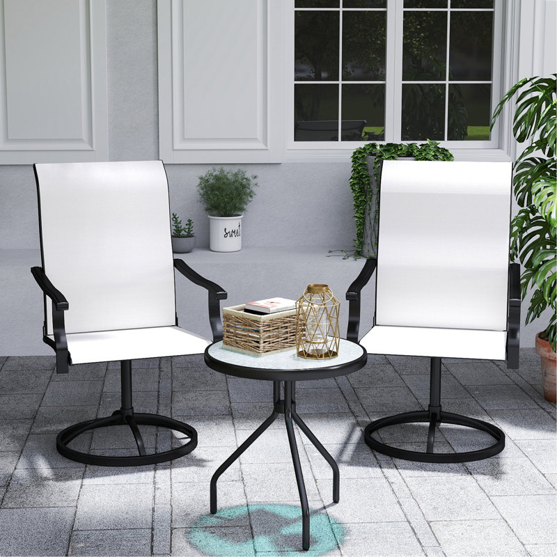 Ensemble de 2 chaises de patio Outsunny