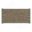 Table basse rectangulaire avec plateau en bois manufacturé et tablette