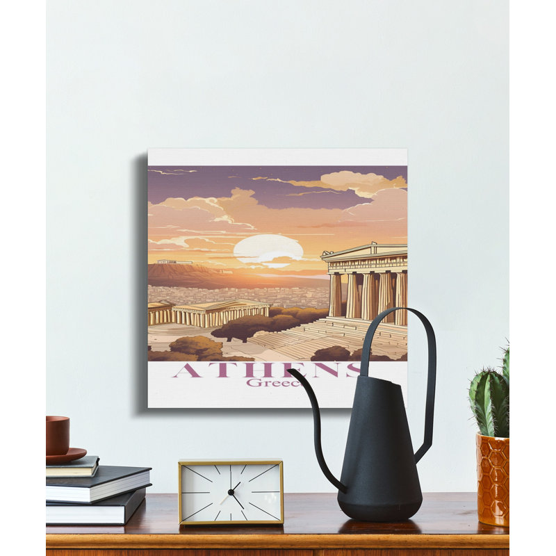 Omalley Wrapped Canvas Print Set, 14x14