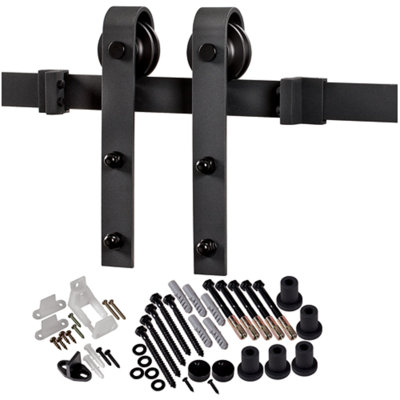 Barn Door Hardware Steel Single Door Barn Door Hardware Kit Standard Single
