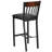 Eclipse Series Vertical Back Metal and Wood Restaurant Barstool-1813757604-1813757602