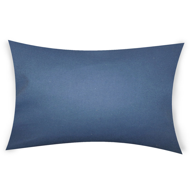  Housse et insert rectangulaires en coton, Bleu, 12 po x 24 po