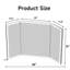 Miroir mural pliable à trois volets avec rétroéclairage, miroir grossissant 10x, gradateur, désembueur-111660106