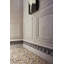 Rail de chaise en polyuréthane haute densité apprêté blanc H 2 po x l 78 po x P 1 3/8 po