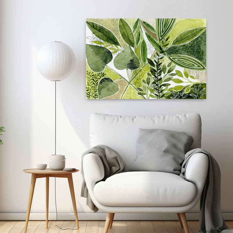 Contemporary Art Abstract Contemporary Modern Nature Landscape Art by Susan Black - Wrapped Canvas Print
