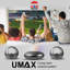 WBM SMART projecteur ultra court 4K UHD 100 pouces avec deux haut-parleurs externes