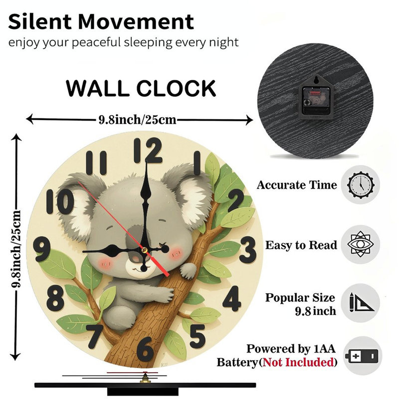 Jolie horloge koala