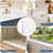 Replacement 30 Inch Quartz Stone Vanity Backsplash In White