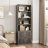 Tall Bookcase, Wooden 6 Shelf Bookshelves-1117535488