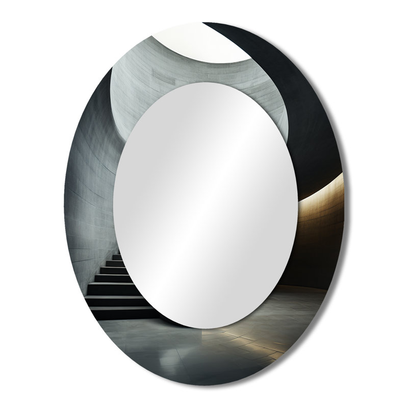 Lapish - Miroir architectural en métal, 43 po x 33 po