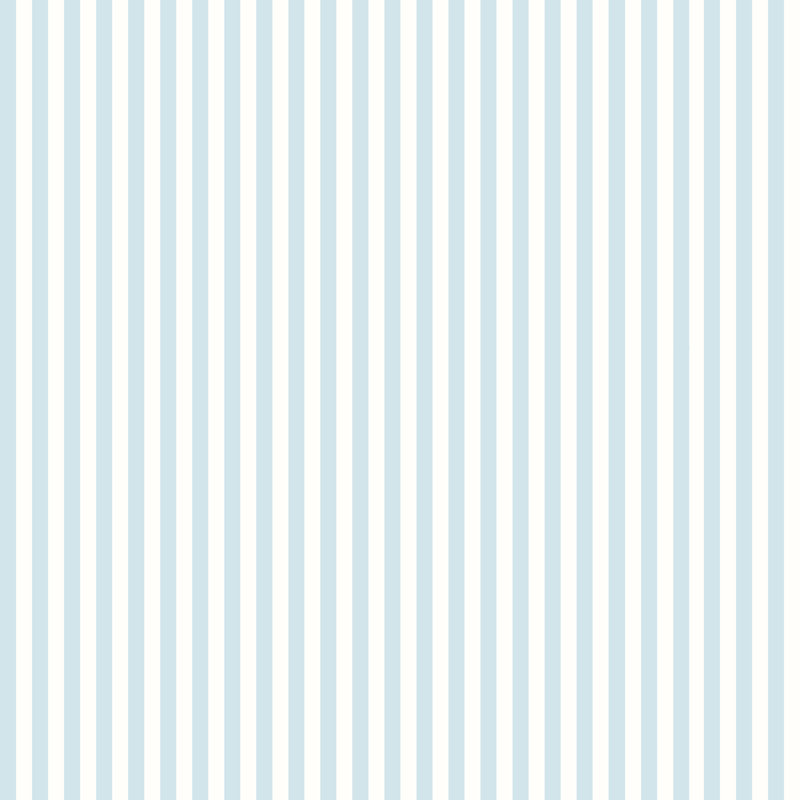 Slimline Stripe - Sky Blue & White