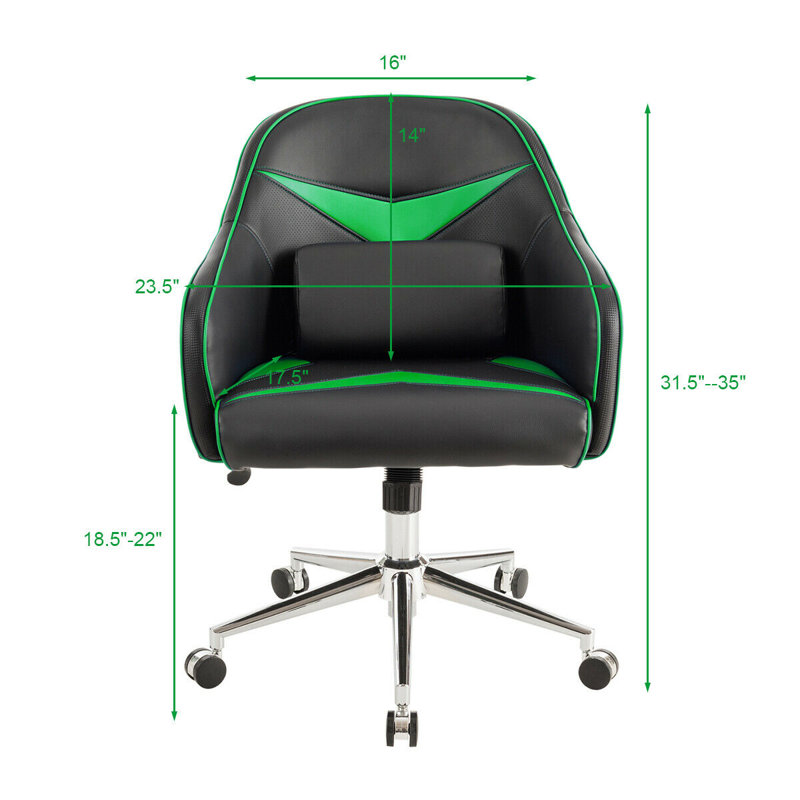 Everley Task Chair, Green