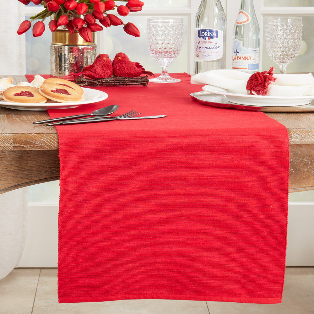 Bay Collection Table Runner, Red