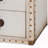 Baxton Studio Jaelyn Vintage Canvas 4-Drawer End Table-105489361