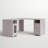 Travis L-Shaped Executive Desk with Power Outlet-1156383222