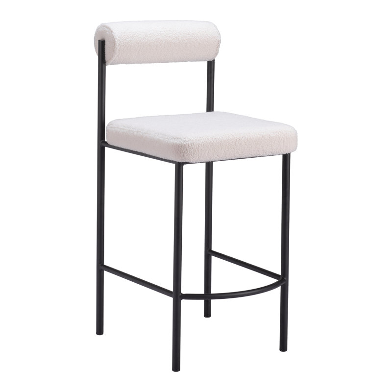 Jollanta Counter Stool (Set Of 2) Bronze, Ivory, Counter Stool (26” Seat Height)