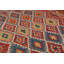 Tapis oriental coloré en laine Kilim 8 x 10